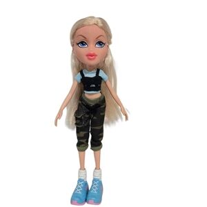 Fashion Doll with Blonde Hair and Blue Shoes